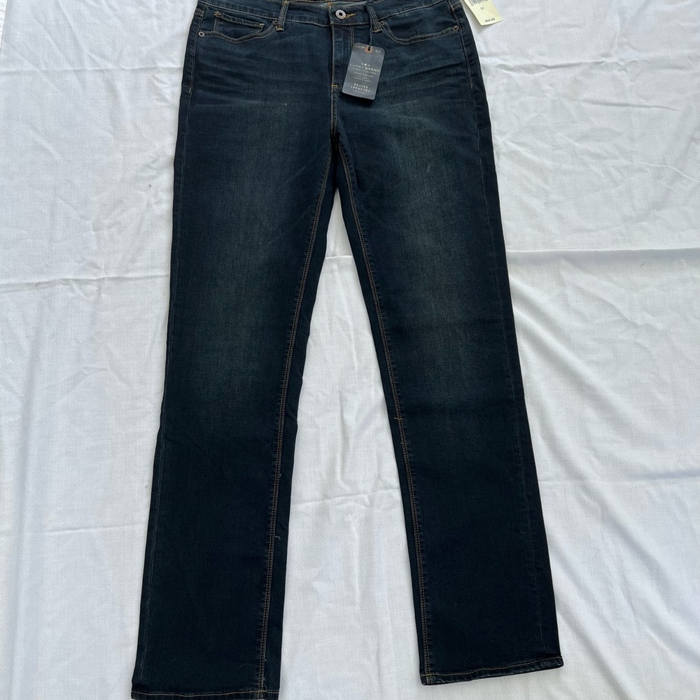 NWT Lucky mid-rise Brooke Straight jeans size 12/31